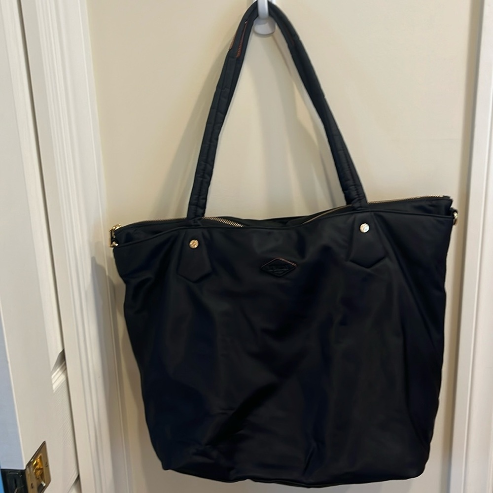 MZ Wallace black Soho travel tote
